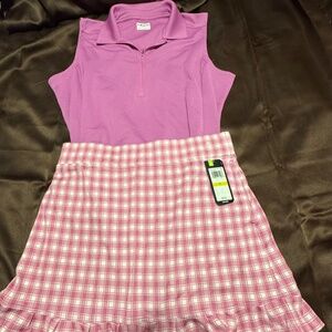 Izod Golf NWT Women’s shirt and skort set